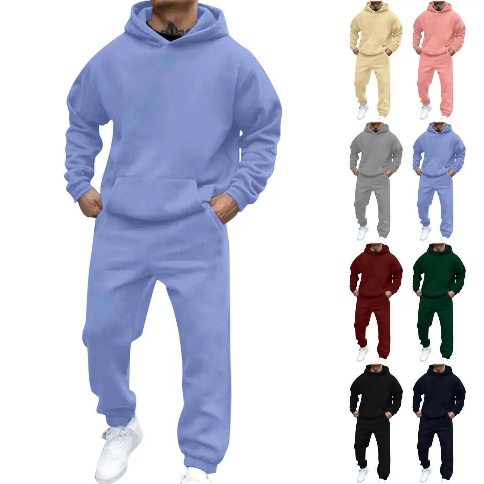Comfort Unleashed Men's Leisure Suit showcasing breathable fabric and flexible fit.