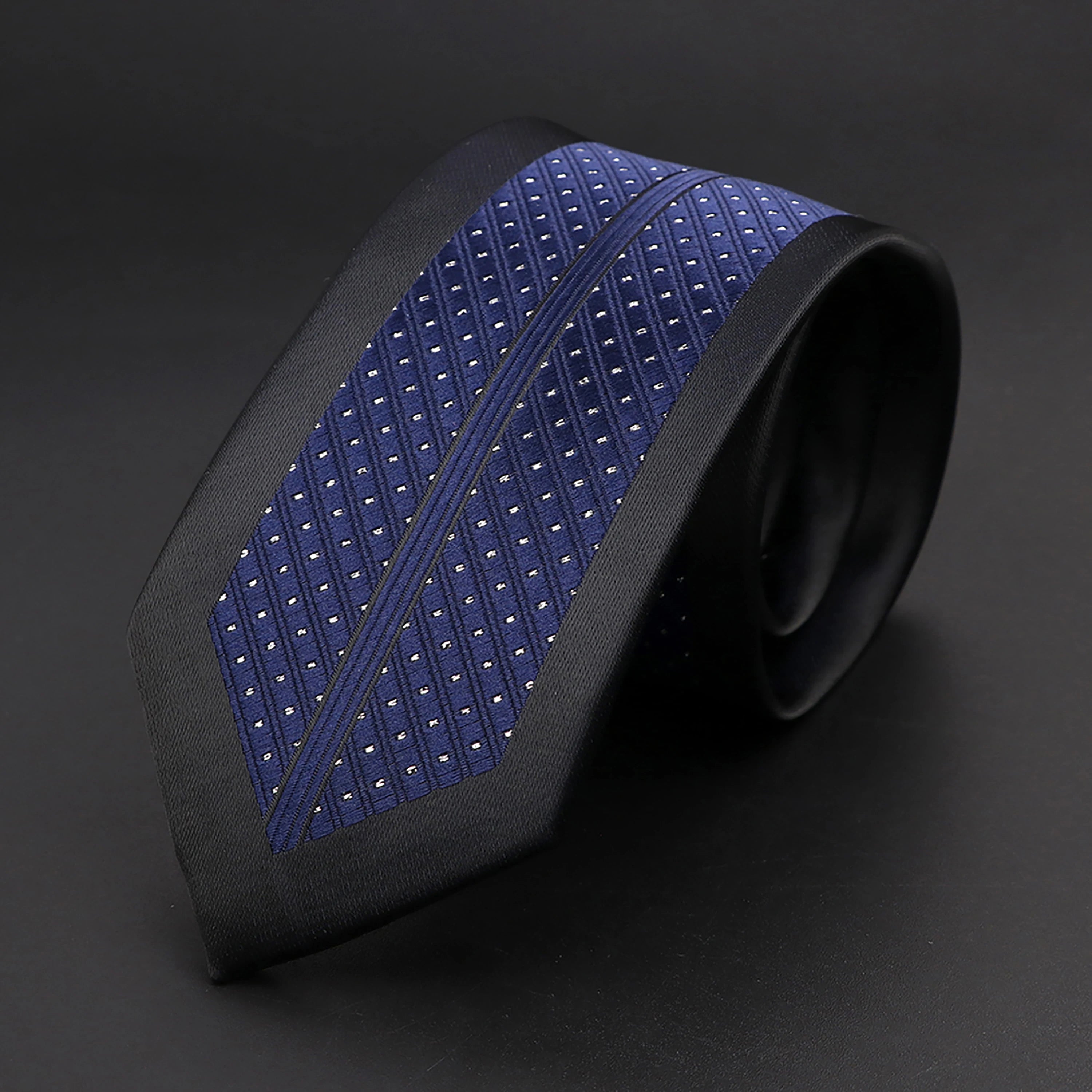 Command the room with this refined Midnight Blend Tie, made of lightweight polyester.