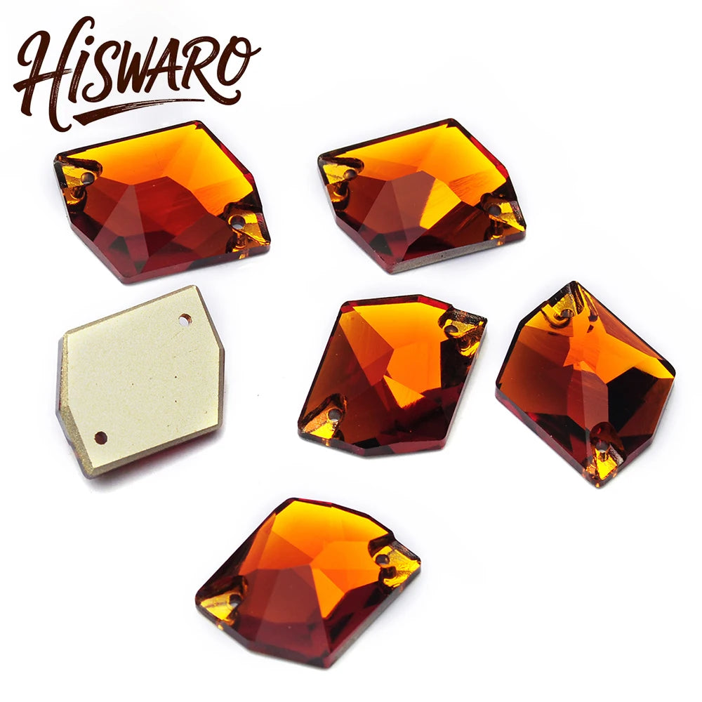 Bold glass stones for making a statement in fashion.