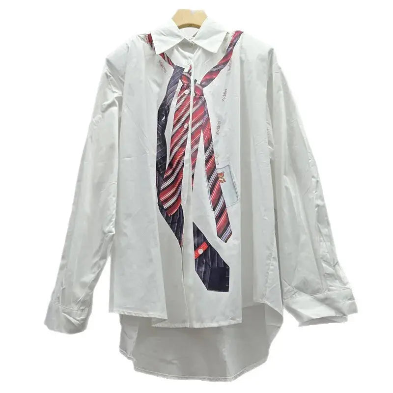 Detail of the blouse's soft silk blend, emphasizing comfort and style for professional wear.