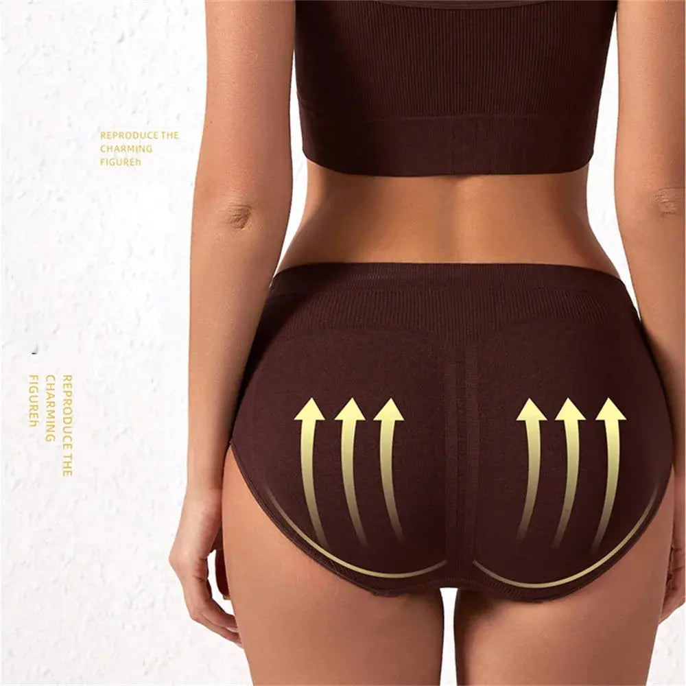 Woman confidently wearing leak-free period panties, showcasing daily comfort and empowerment.