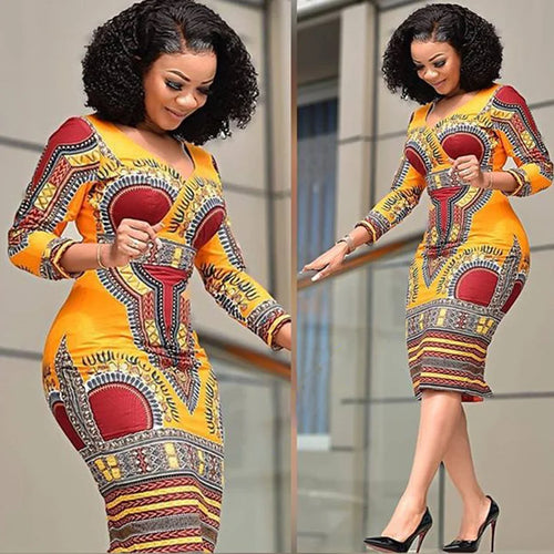 Colorful African print skirt in flowing A-line silhouette showcasing bold traditional patterns and modern design