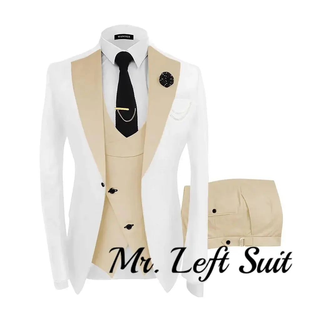 Close-up of the suit's buttons, showcasing detailed craftsmanship.