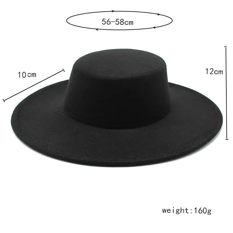 Stylish felt Sunset Serenade Fedora, a perfect accessory for every season.