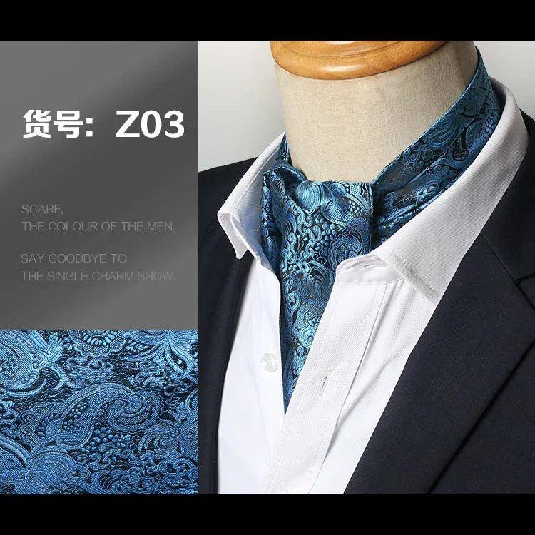 Premium polka dot cravat for distinguished style