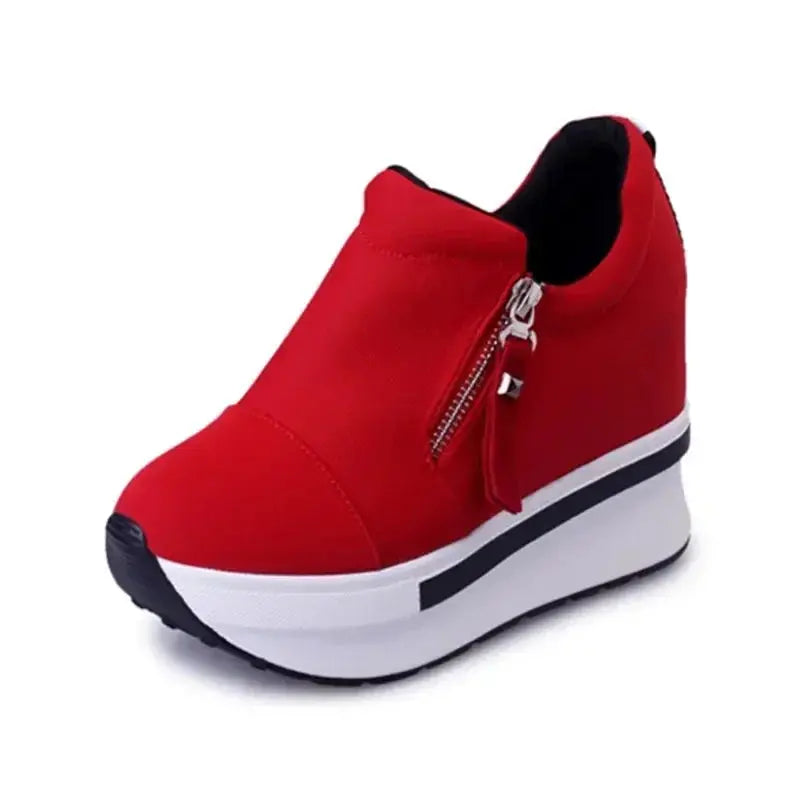 Close-up of red canvas material showcasing durability and style.