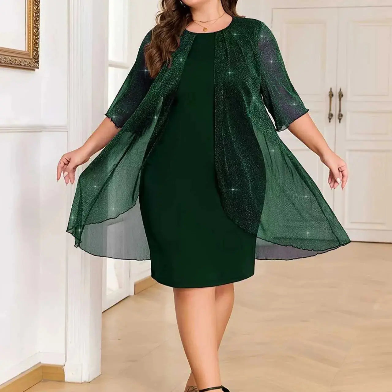 Summer Breeze Mini Dress in a vibrant color, ideal for daytime gatherings and evening festivities.