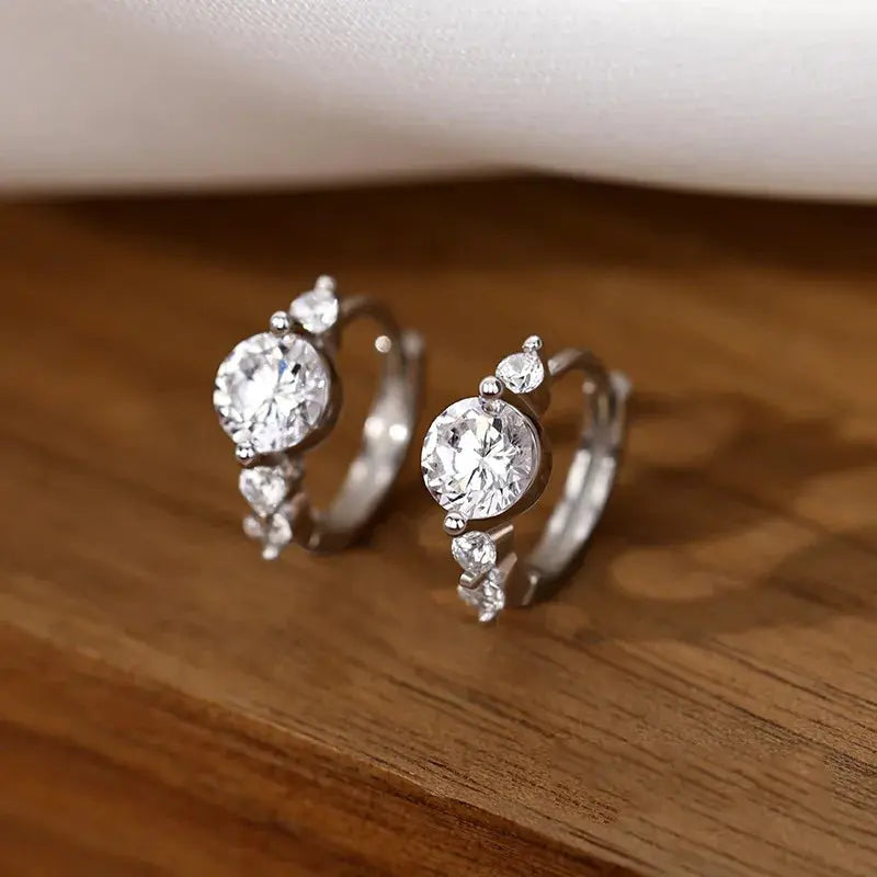 Durable sterling silver earrings featuring a romantic water drop design, perfect for special occasions.