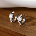 Durable sterling silver earrings featuring a romantic water drop design, perfect for special occasions.
