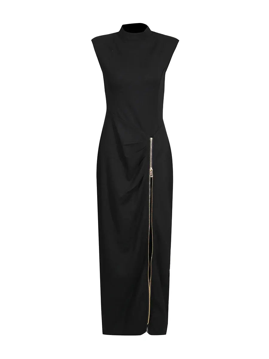 Full-length image of the gown emphasizing its timeless appeal and dramatic silhouette.