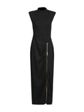 Full-length image of the gown emphasizing its timeless appeal and dramatic silhouette.