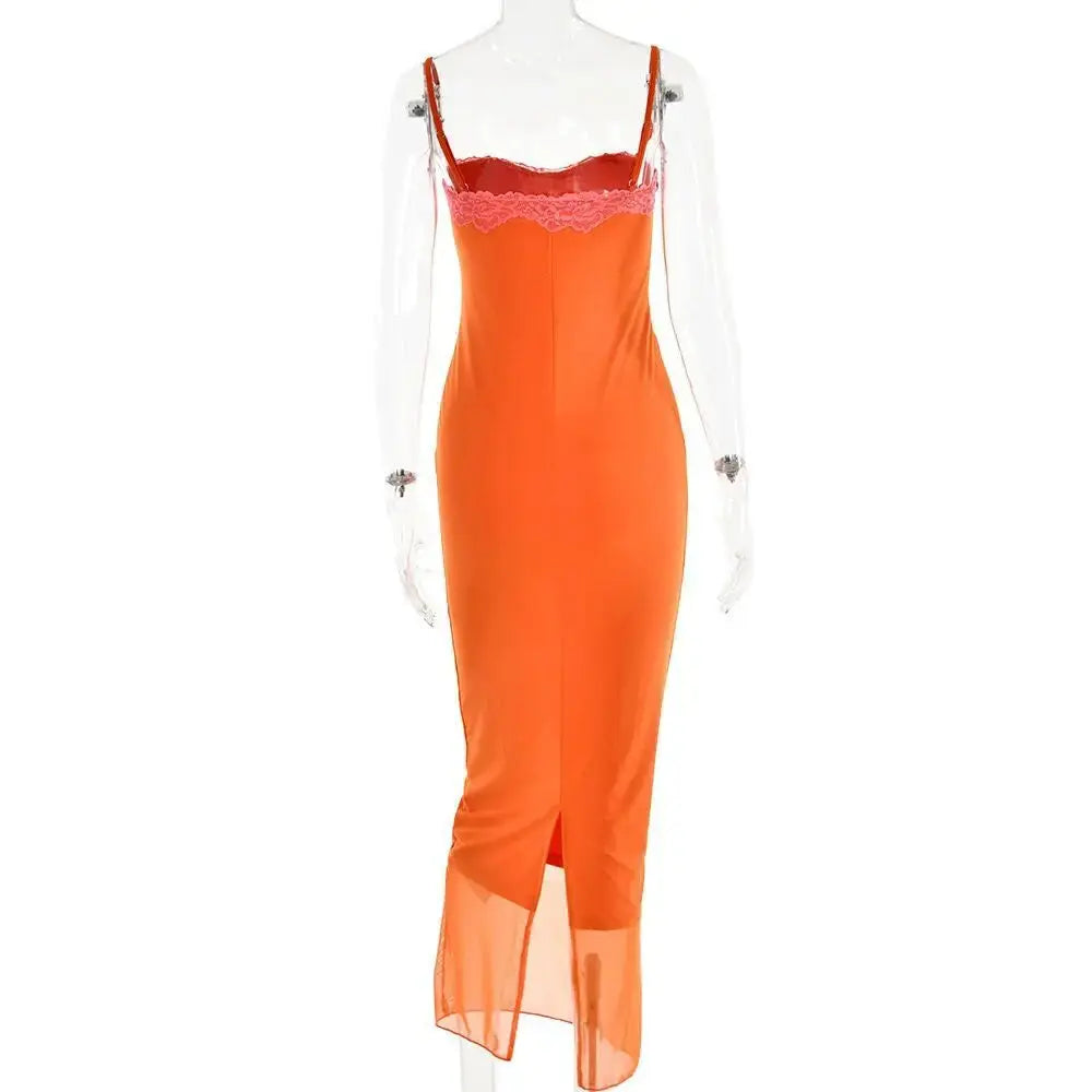 Flat lay of Midnight Allure dress with accessories, perfect for a night out.
