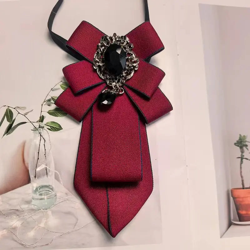 Korean fashion-inspired bow tie demonstrating soft texture and polished appearance for all-day comfort