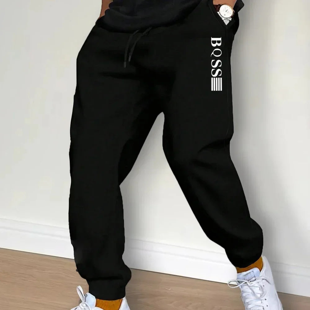 Stylish sweatpants with practical pockets, ideal for casual outings or lounging at home.