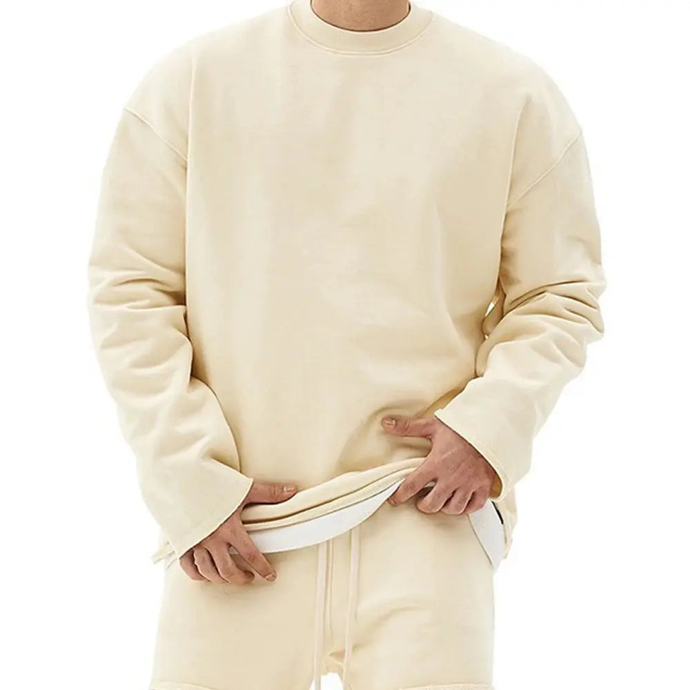 Versatile running outfit featuring a soft hoodie and drawstring shorts.