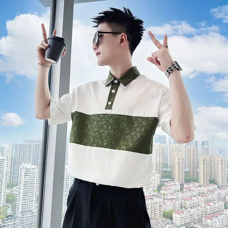 Lightweight polyester Breeze Through Summer Tee in soft blue, perfect for hot days.