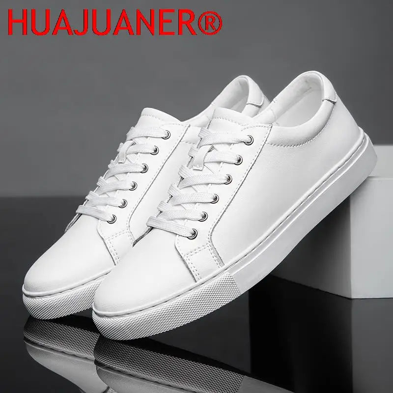 Artisan crafted brown leather sneakers featuring waterproof construction and wear-resistant sole