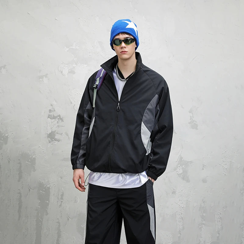 Close-up of Autumn Whisper jacket's multiple pockets, ideal for holding essentials securely.