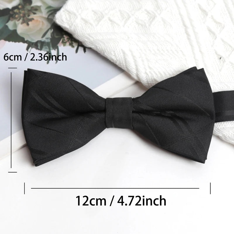 Close-up of the Charisma Bowtie showcasing its elegant double-layered texture.