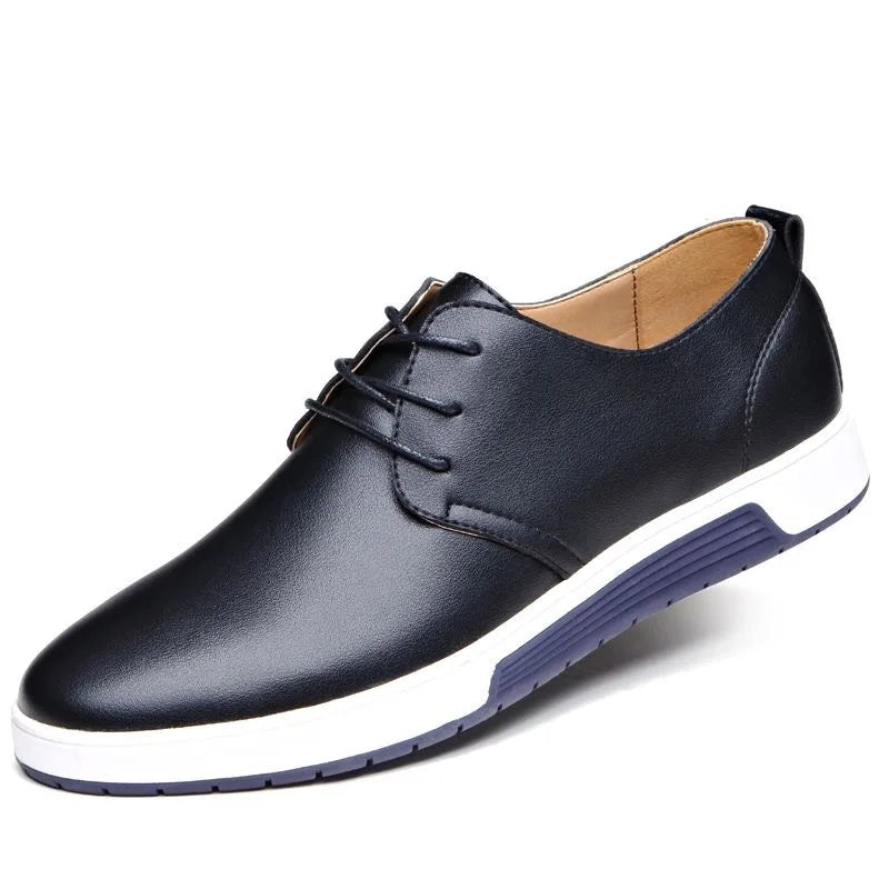 Autumn fashion shoes combining elegance and practicality for men.