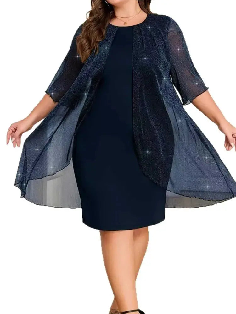 Back view of the Summer Breeze Mini Dress, emphasizing its lightweight and comfortable style.