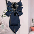 Durable knit bow tie with Korean design influence, suitable for students and professionals seeking refined style