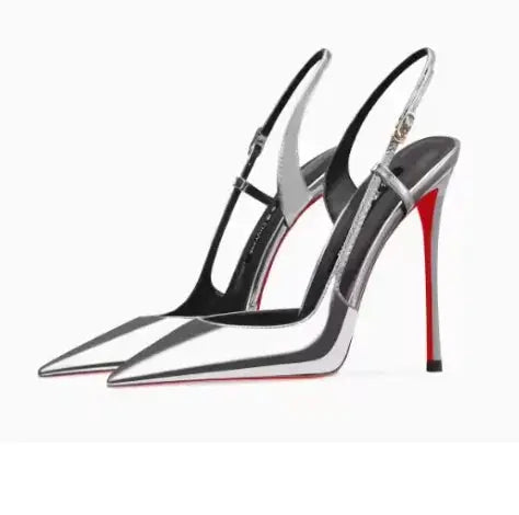 Elegant high heels engineered for comfort and minimal foot fatigue.