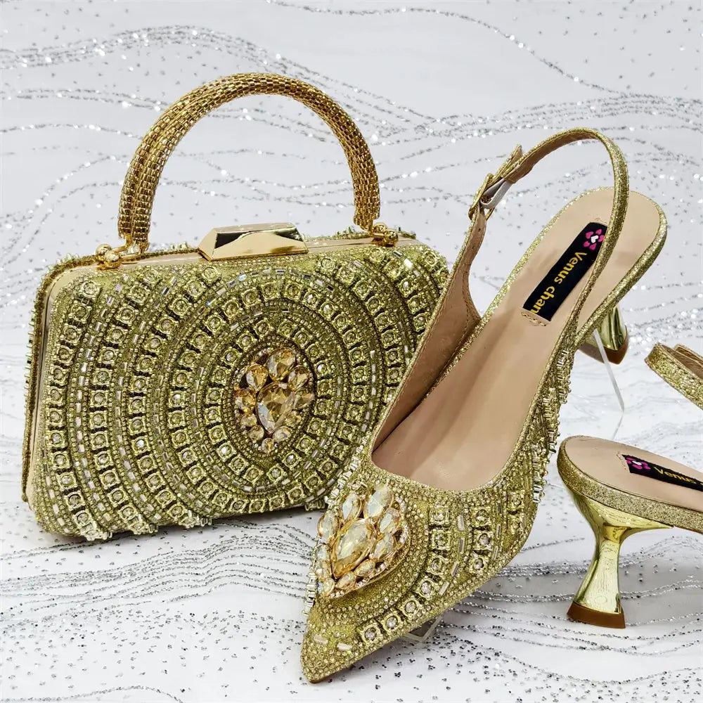 Luxury shoe set with a perfect fit for empowered elegance.