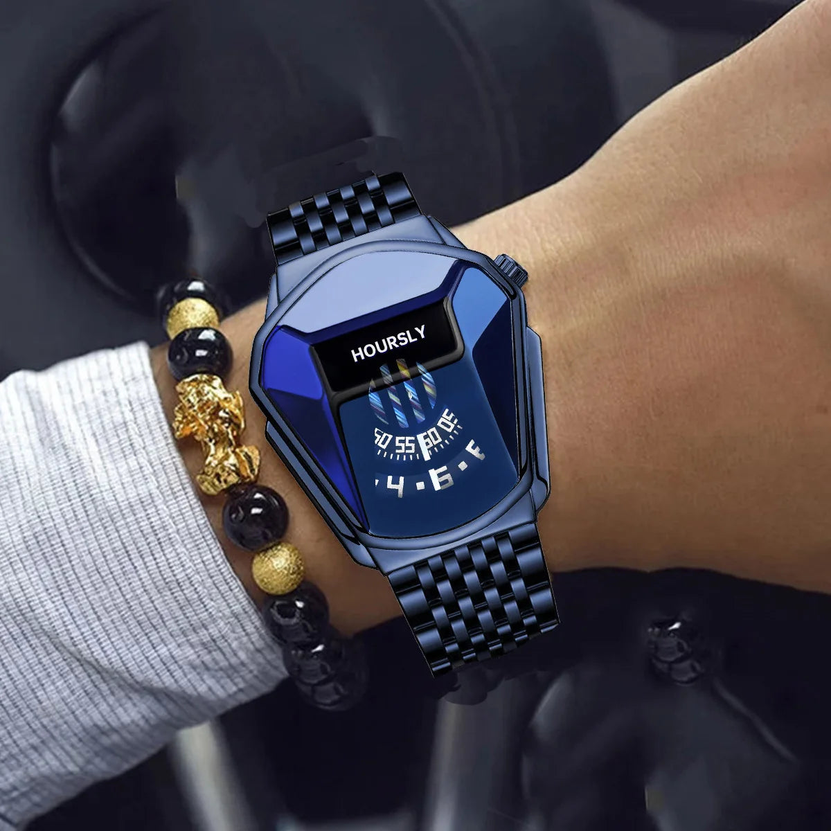Water-resistant M.A.W Quartz Watch designed for dynamic lifestyles.
