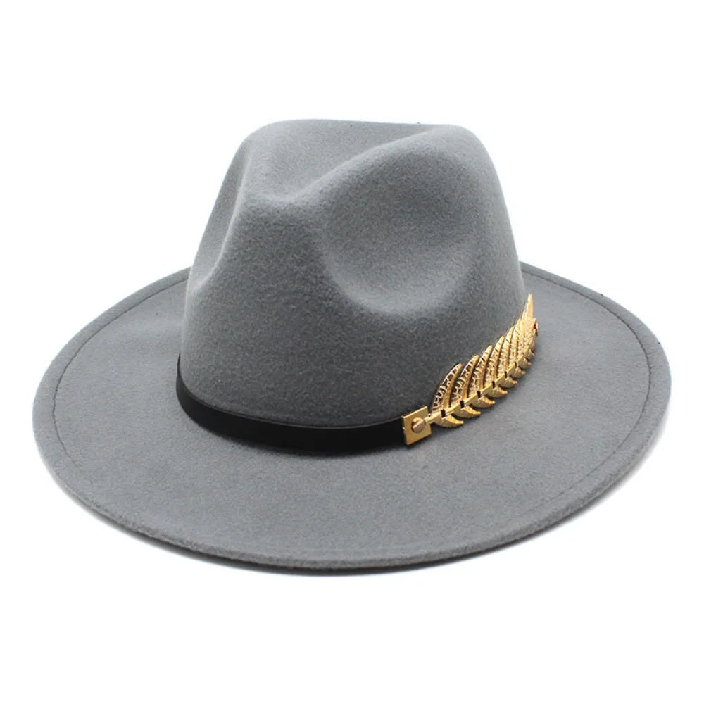 Timeless wool fedora with a vintage style, perfect for jazz events.