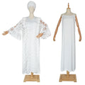 Elegant African Dresses for Women Muslim Fashion Boubou Abayas Robe Dashiki Ankara Lace Outfits Evening Gown Kaftan Maxi Dress