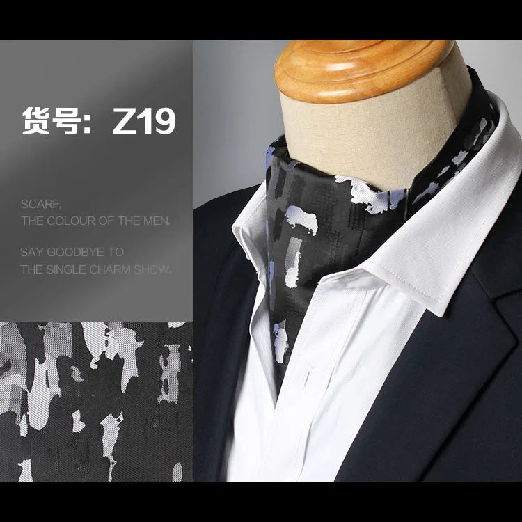 Vintage polka dot cravat for refined style