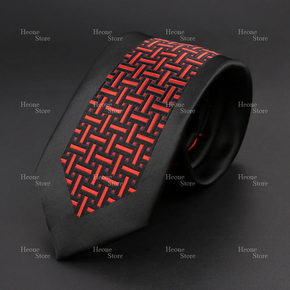 Lightweight polyester tie in a unique blend of colors for men.