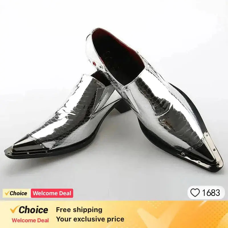 Pointed toe dress shoes featuring kid suede lining and rubber outsole for business occasions