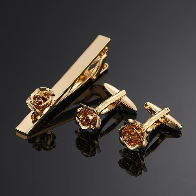 Fashion cufflinks with simulated pearls, perfect for weddings and formal events.