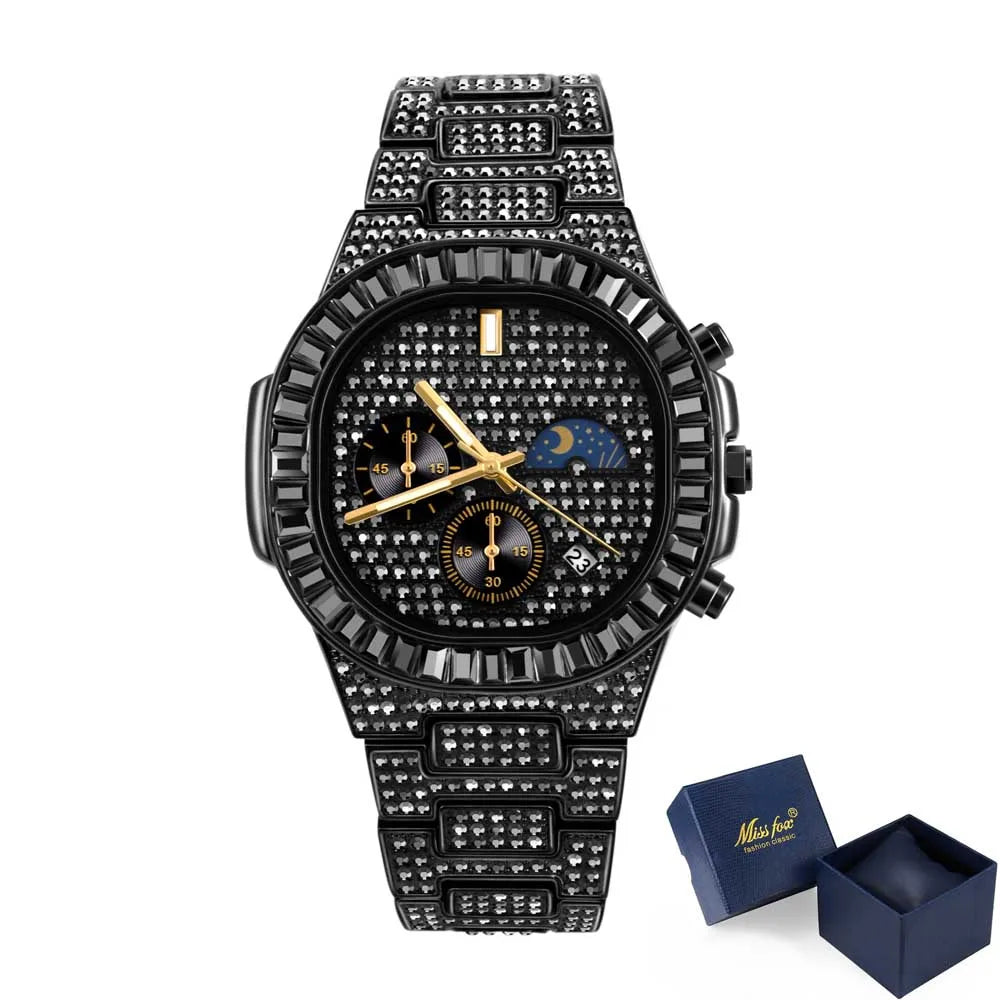 Midnight Sparkle watch showcasing its durable elegance and craftsmanship.