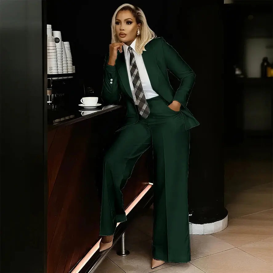 Flat lay of the white suit set with accessories for a complete look.