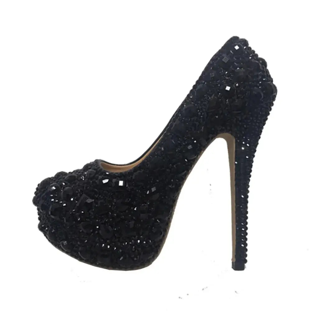 Midnight Twinkle pumps on a dance floor, perfect for evening events.