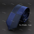 Sophisticated tie in deep purple and black, ideal for evening wear.
