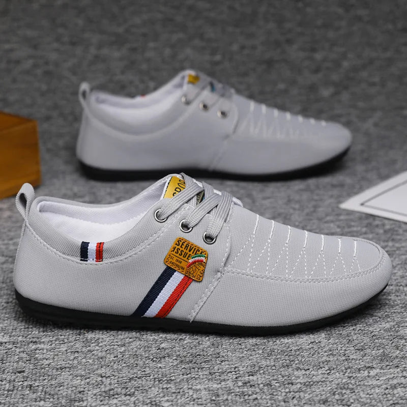 Men's driving shoes featuring a no-fuss design, ideal for both driving and street style.