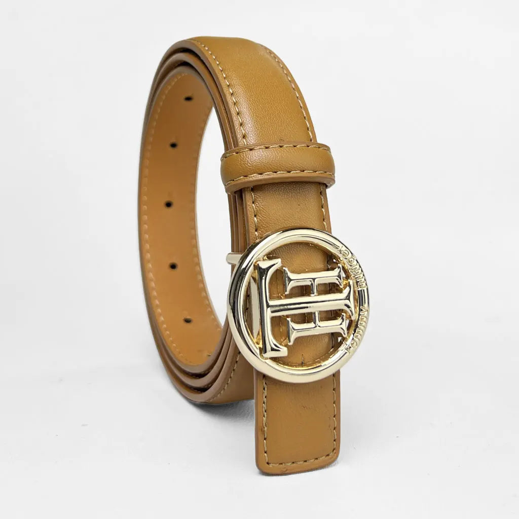 Durable women's belt designed for longevity and easy maintenance.