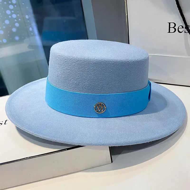 Breathable cotton-polyester fedora, perfect for year-round wear and comfort.