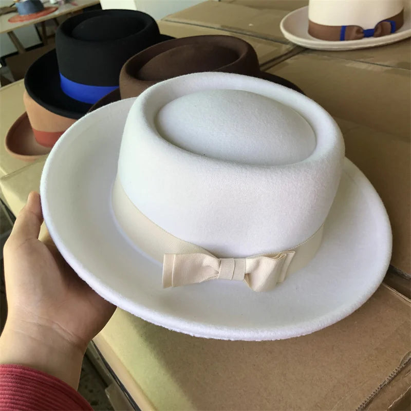 Stylish navy fedora, perfect for both casual and formal events.