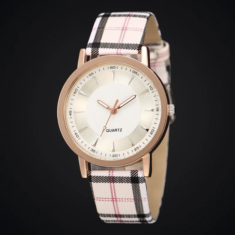 Soft leather strap of the Timeless Touch watch, showcasing comfort.