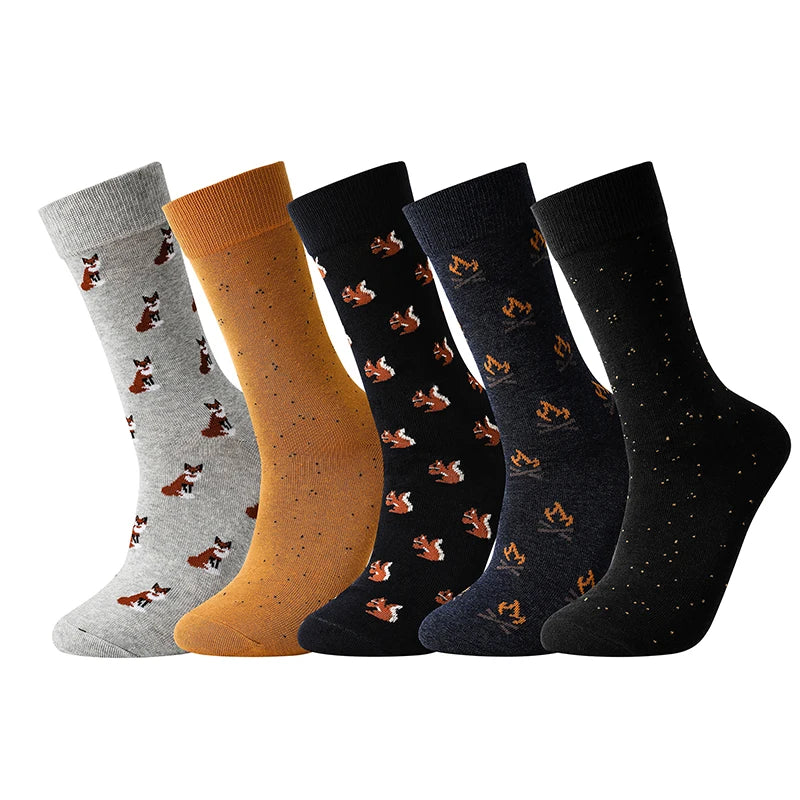Whimsical Charm socks elevating your ensemble with fun designs.