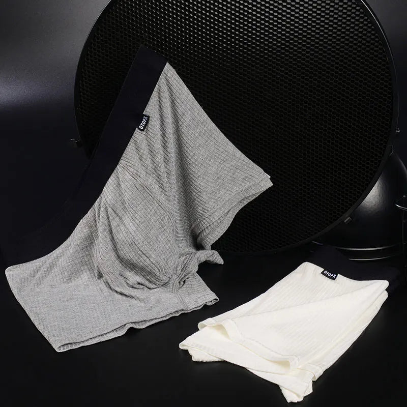 Flexible fit boxers designed to mold to your body for freedom of movement.