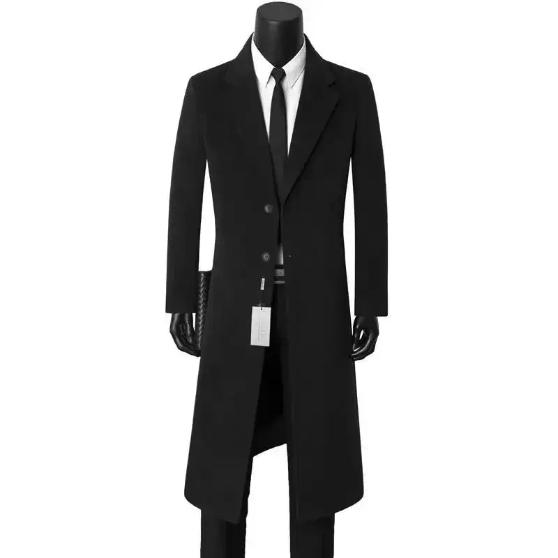 Single-breasted design with a tailored fit for a polished look.