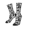 Comfort-driven socks with a chessboard design, perfect for any occasion.