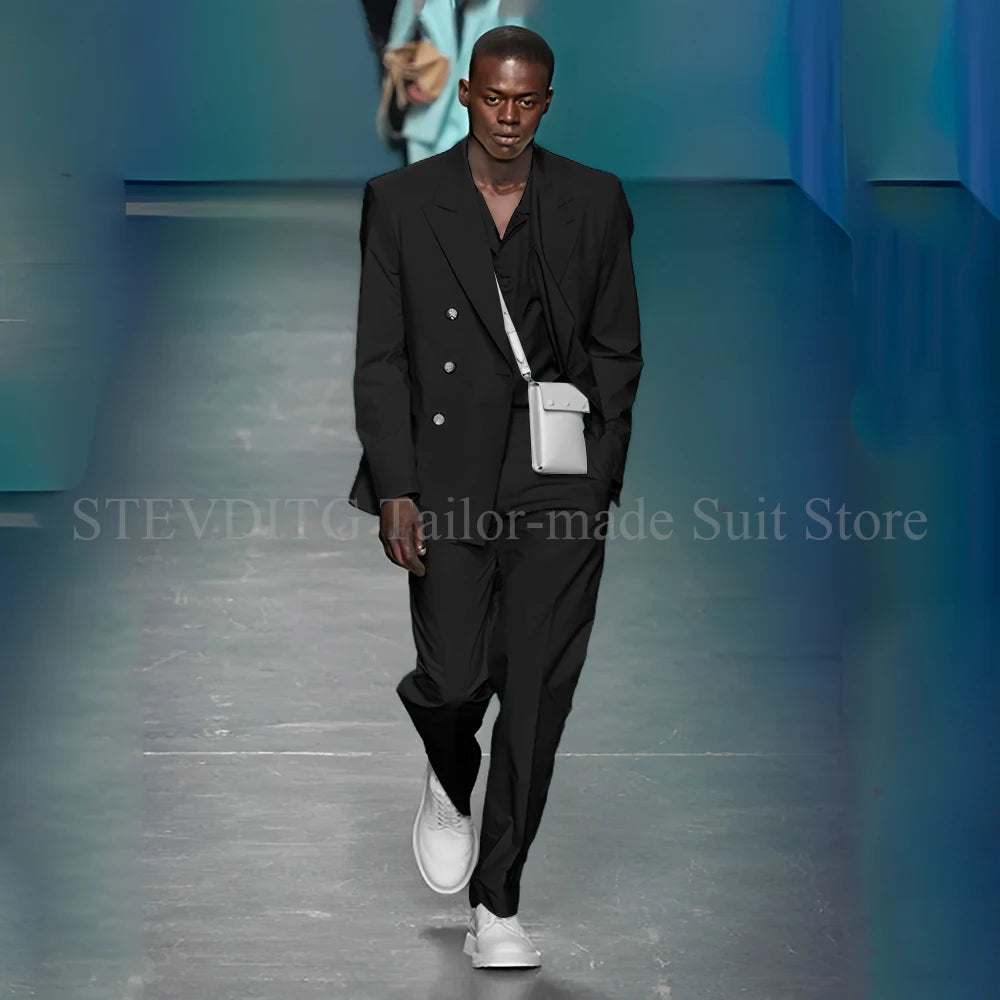 Azure Allure suit with pocket square, adding a touch of elegance for weddings.