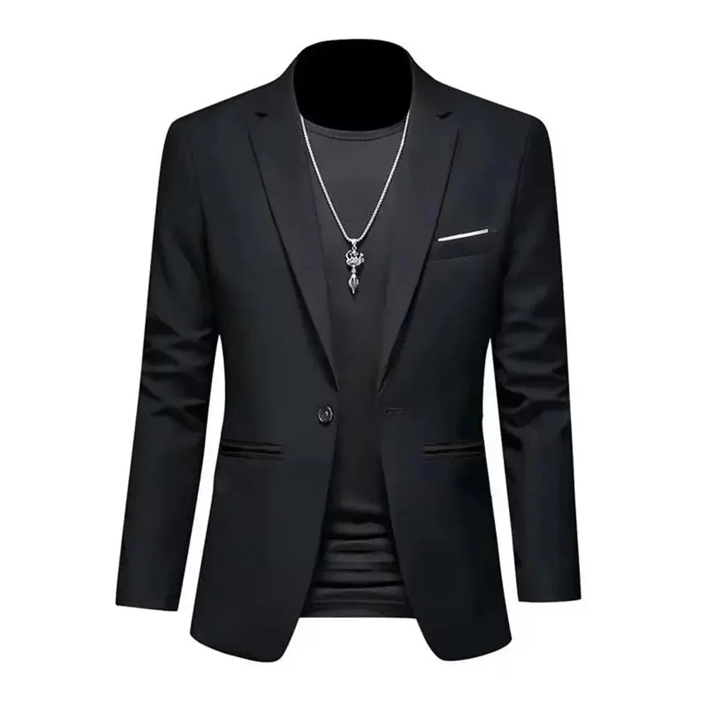 Flat lay of the blazer with accessories, illustrating its seamless transition from day to night.